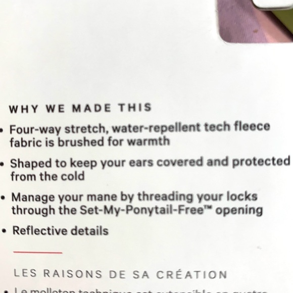 NEW LULULEMON ACCESSORIES. Run For It All Ear Warmer & 3 Pack HAIR TIES NWT - Picture 5 of 11